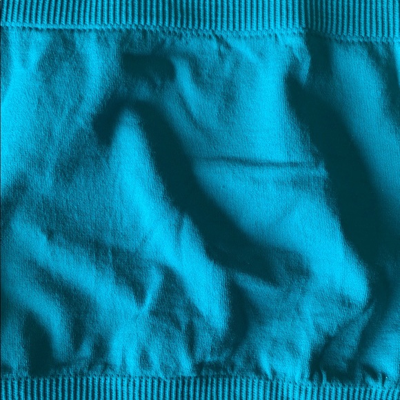 Bisou Bisou Teal Bandeau Top - Picture 2 of 3